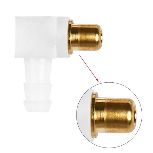 1Pc Replacement 4mm Carburetor Fuel Hose Connector For Briggs Stratton