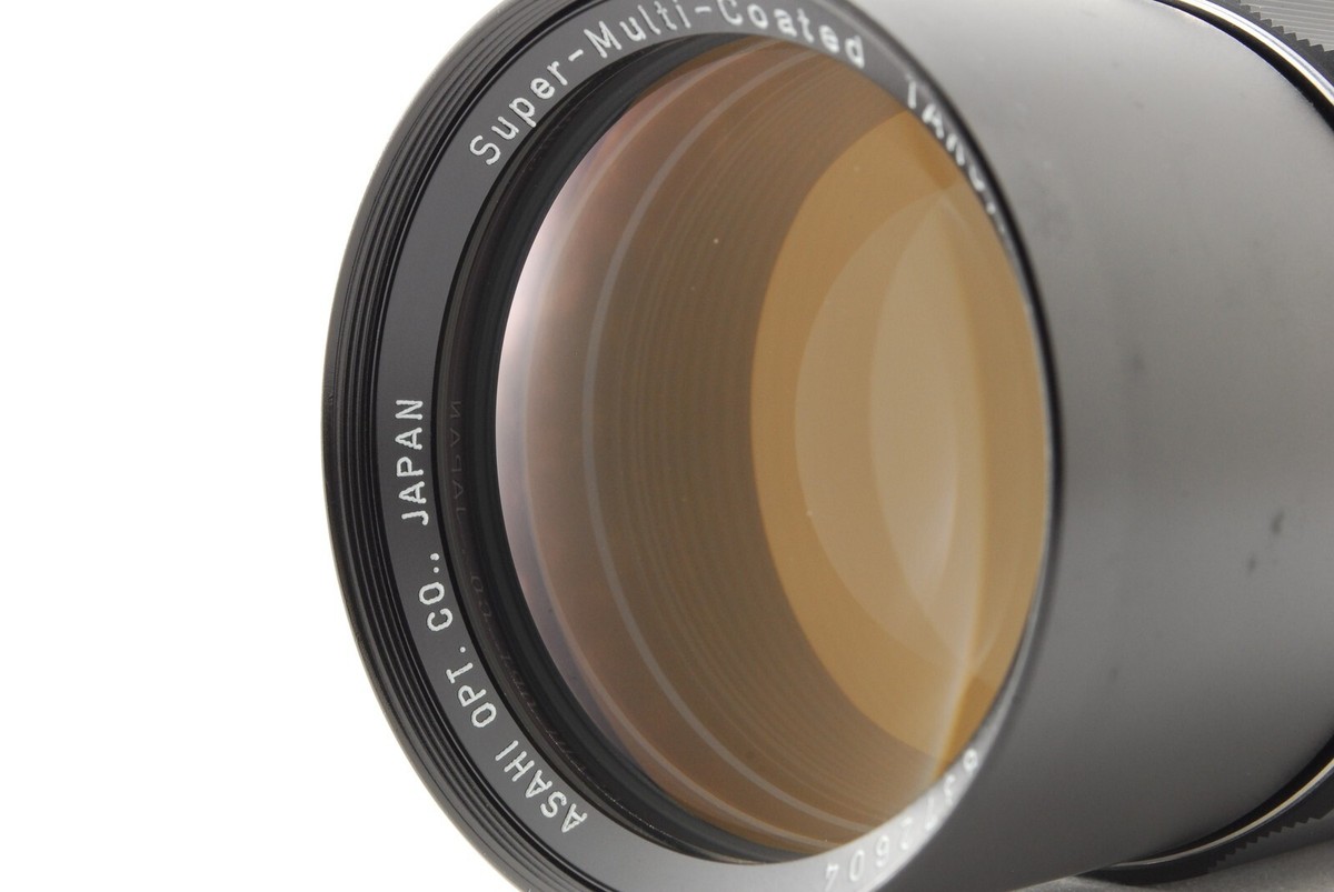 極美品 Pentax SMC Takumar 200mm f/4 M42 MINT】Pentax SMC Takumar 200mm f4 M42 lens w/case from Japan 1331