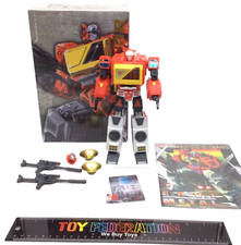 Keith's Fantasy Club TRANSISTOR Red E.A.V.I. Metal Blaster Figure - Incomplete