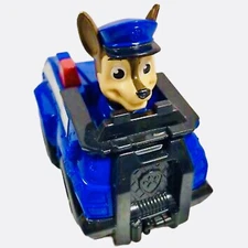 Spinmaster Paw Patrol Chase Police Cruiser (One Piece) Toy Vehicle Blue - 3.5" L
