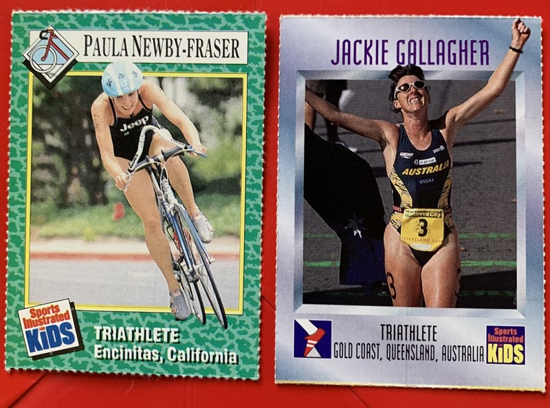 Sports Illustrated For Kids Triathletes Paula Newby-Fraser#195 &Jackie Gallagher
