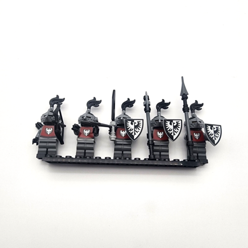 LEGO CASTLE RED FALCON 5 PACK/SILVER SHEILDS MINI FIGURE