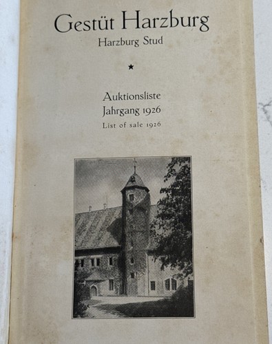 1926 Gestut Harzburg Germany Horse Stud Thoroughbred Dark Ronald Auction Catalog - Picture 4 of 24