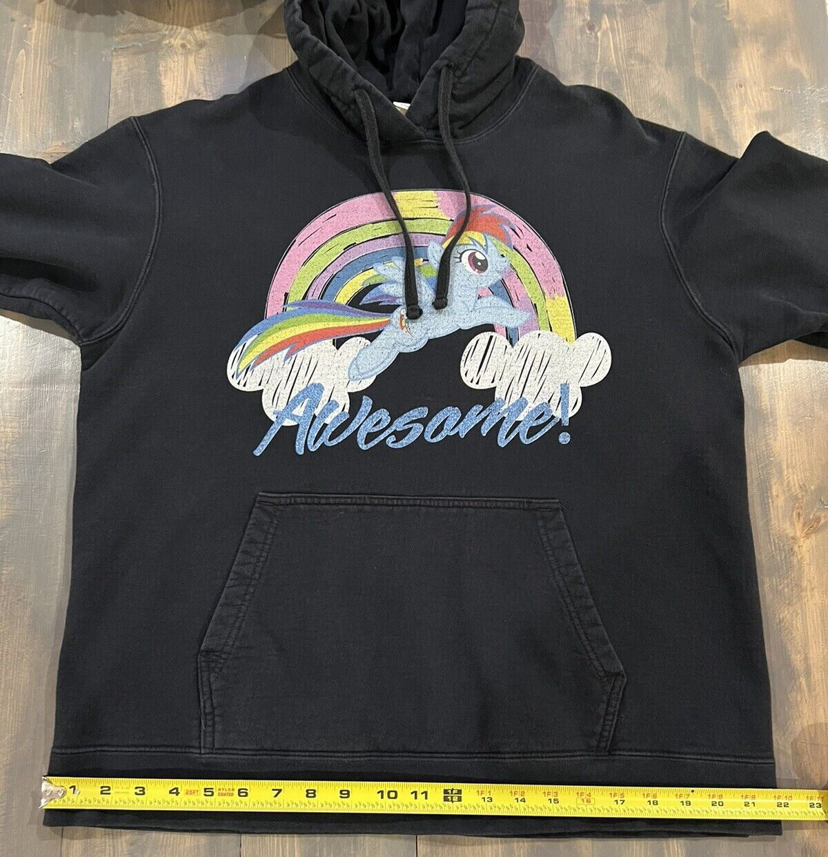 Felpa con cappuccio My Little Pony Rainbow Dash Large