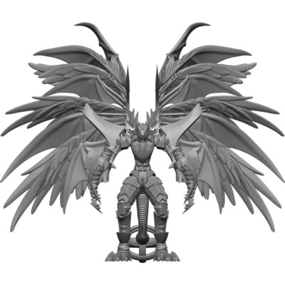 Unpainted Digimon Death-X-mon Resin GARAGE KIT FIGURES Model In