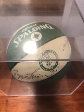 80’s Boston Celtics Team Signed Basketball OOAK Championship Year?