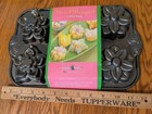 Nordic Ware Floral Bouquet Cast Aluminum Cupcake Molded Desserts Muffins Pan New