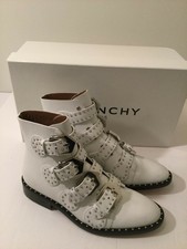 givenchy white studded boots