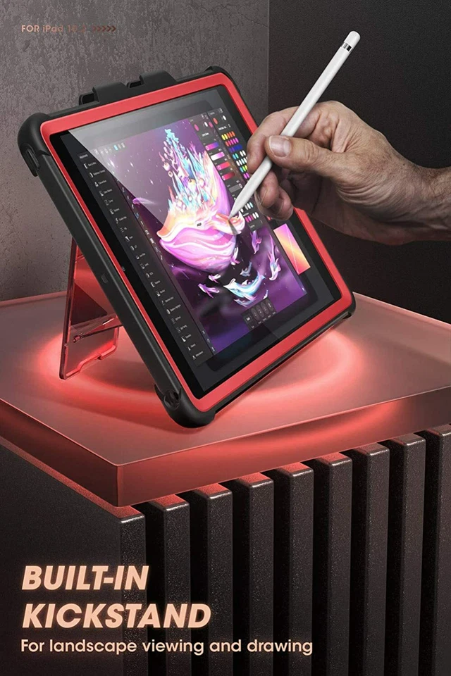 Mumba for iPad 7th/8th/9th Gen 10.2" DualLayer Case Shockproof Shell Back Cover - Image 4 of 4