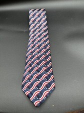 American Traditions Patriotic Silk Flag Tie