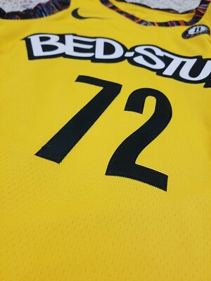 Nike Brooklyn Nets Biggie Bed-Stuy Jersey Amarillo Yellow CU0193