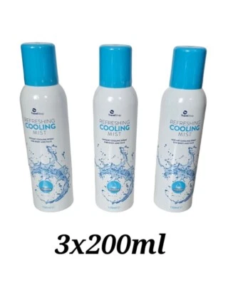 TRAVEL SHOP Refreshing Cooling Mist instant cooling spray Body & Face with Vitamin E,3X150Ml