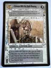 Star Wars CCG Tatooine Threepio With His Parts Showing