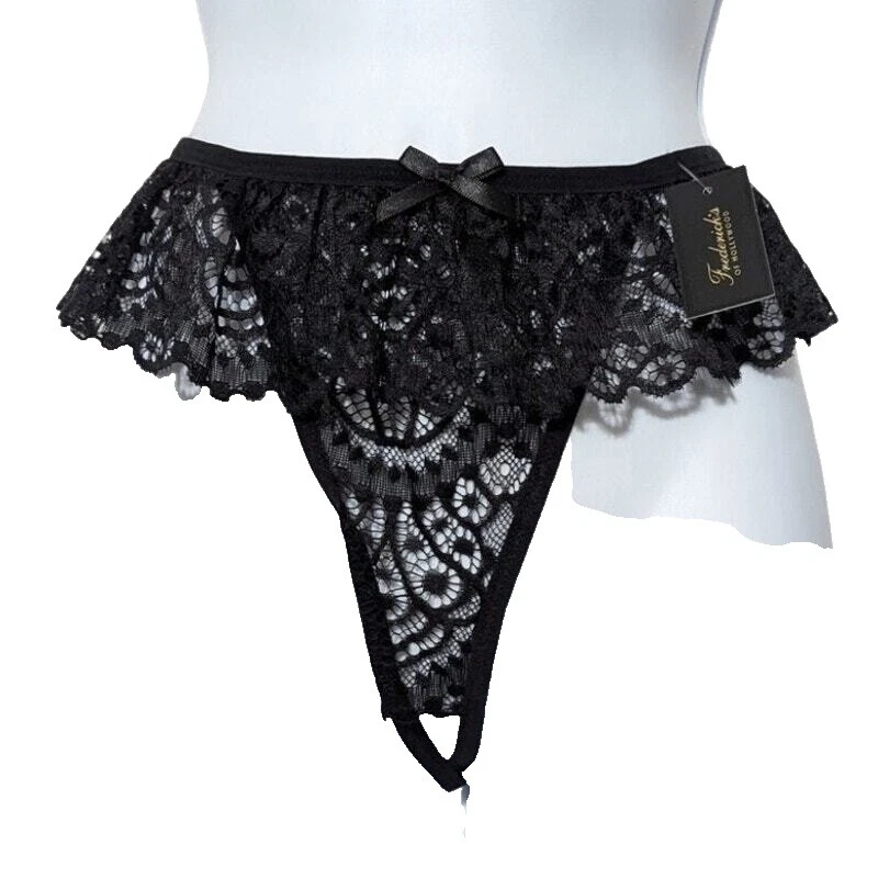 Frederick's of Hollywood Mujer Nylon Negro