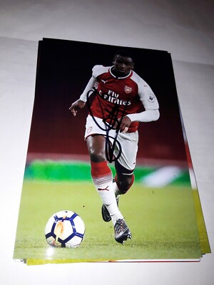 Signiertes Foto Jordi Osei-Tutu Arsenal London  NEU (2)