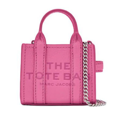 Marc Jacobs The Nano Tote Crossbody Handbag (Bow Pink