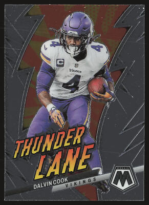 2023 Panini Mosaic #TL-DC Dalvin Cook Thunder Lane