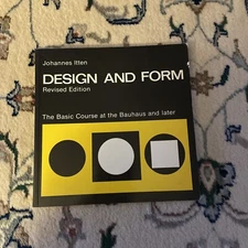 Design and Form : The Basic Course at the Bauhaus by Johannes Itten (1975, Trade