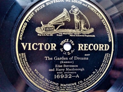 Elise Stevenson 78rpm Single 10-inch Victor Records #16932 The