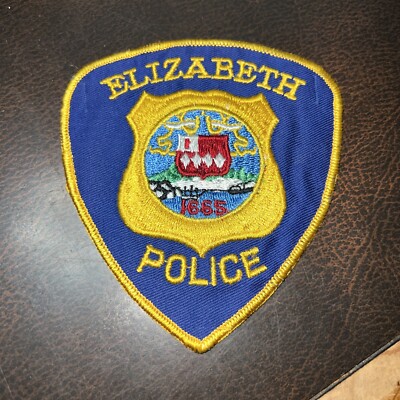 Vintage / Obsolete Police Department Patch Elizabeth New Jersey | eBay