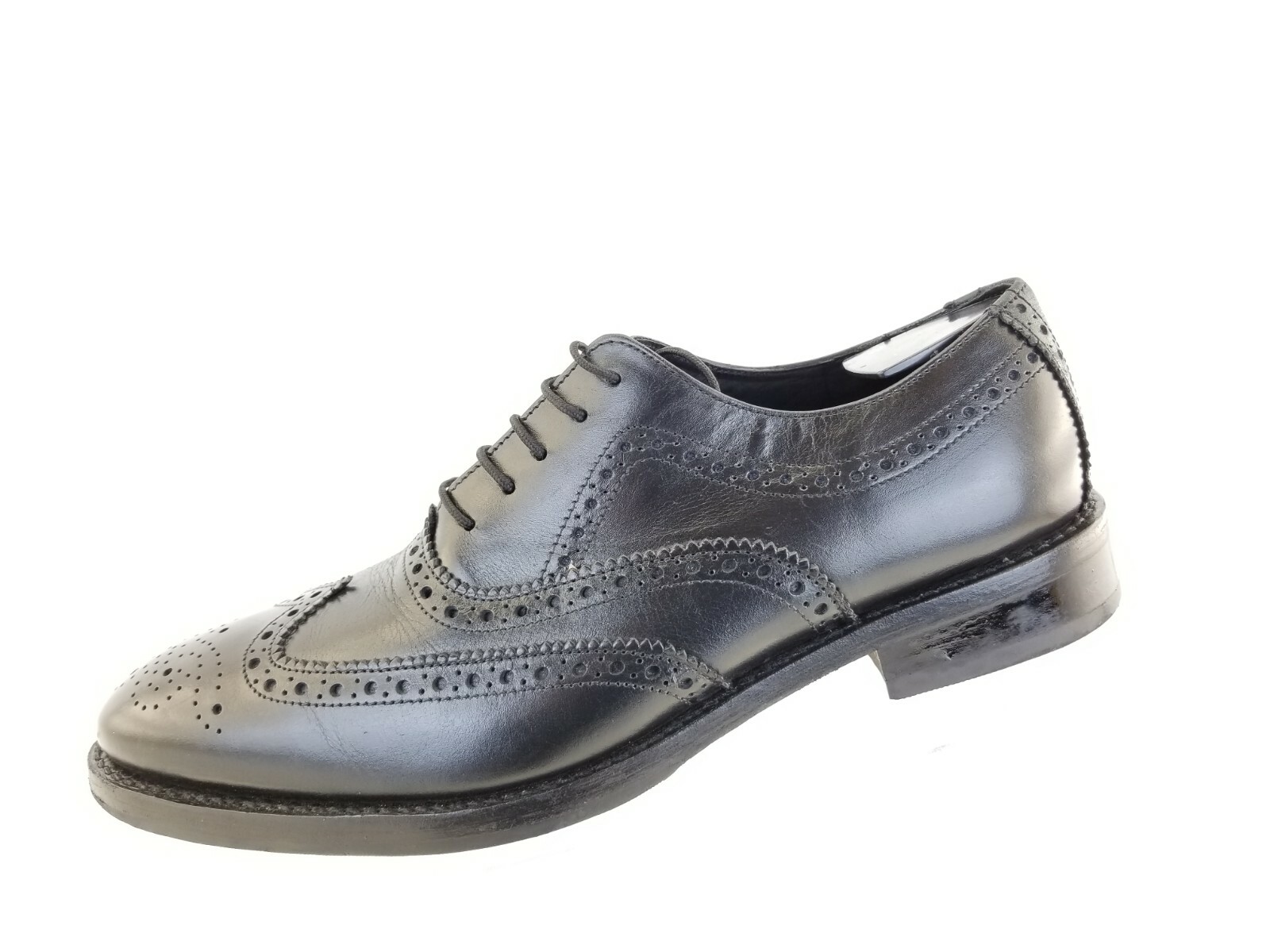 Wingtip Oxford Leather Shoes Size 