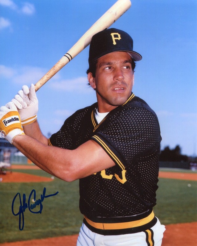 JOHN CANGELOSI Pittsburgh Pirates 1987-90 Signed color 8x10 Photo COA