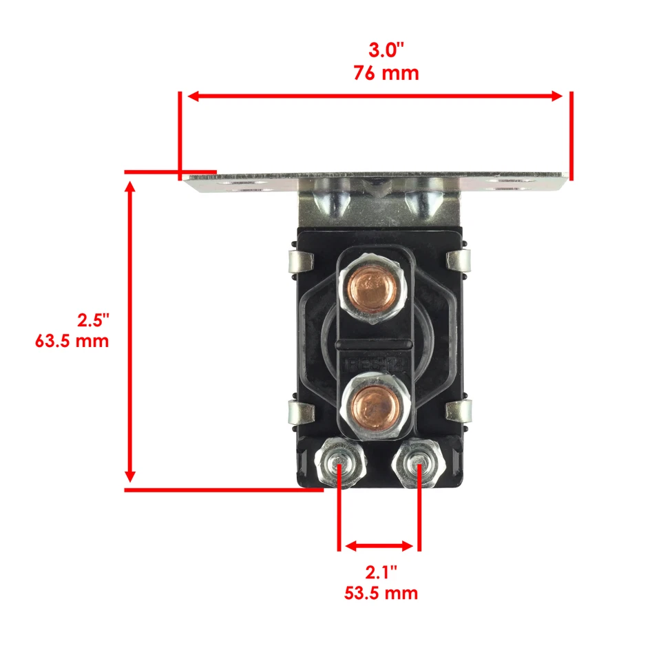 Solenoide relé de arranque para Arctic Cat Panther 440 1997-2001/Panther 550 97-2001 Foto 3 de 4