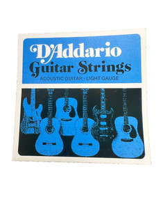 DADDARIO GUITAR STRING DECAL STICKER CASE RACK BUMPER STICKER NICE NEW DECAL