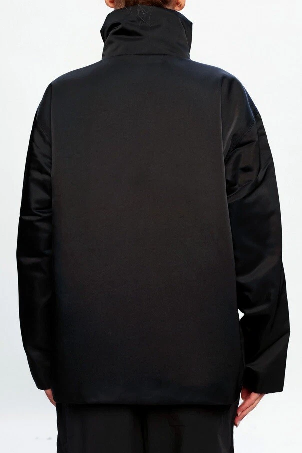 Women’s Nike Thermore Loose Fit Synthetic Fill Jacket Coat Black Medium UK 12-14 - Image 3 of 4