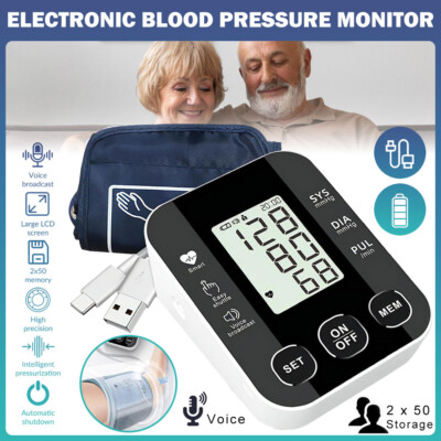 Medidor de Presion Arterial Maquina para Medir la Presión Monitor LCD Pantalla