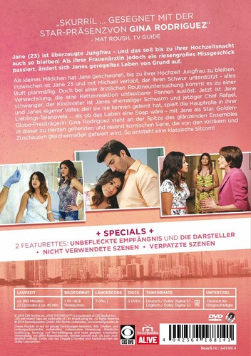 Jane the Virgin - Staffeln 1-3 - Gina Rodriguez - Fernsehjuwelen [15 DVDs] - Foto 2 di 7