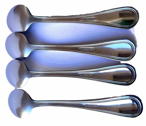 Oneida Tress Stainless Flatware Dessert Tea Spoons 6 3/8” Set 4 - Picture 4 of 8