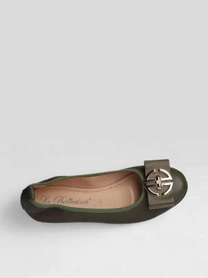 La Ballerina by Sonja Ricci Gr. 40 Oliv Leder 16N