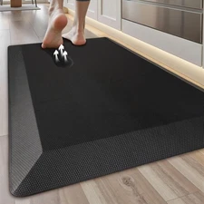 Anti Fatigue Kitchen Mats for Floor, 9/10 Extra Thick Cushioned Standing Desk...