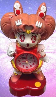 Vintage Sailor Moon Chibiusa Chibi Moon Talking Alarm Clock (Working)