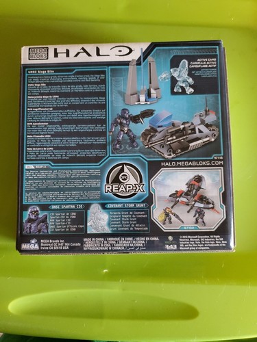 Mega Bloks Halo UNSC Siege Bike 72pc Set #97116 REAP-X New Sealed Box - Picture 2 of 6
