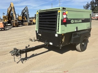 2018 Sullair 400HDPQ CU 400 CFM Towable Air Compressor Cummins Diesel bidadoo