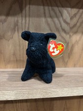 Ty Beanie Babies Scottie With Tag Protector