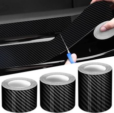 3 Rolls 67 Ft Car Edge Door Guards Sill Protector 5D Carbon Fiber Vinyl Wrap Aut