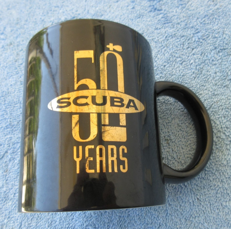 Vintage 1993 Coffee Mug 50 Years of Scuba Anniversary Celebration DEMA XVII