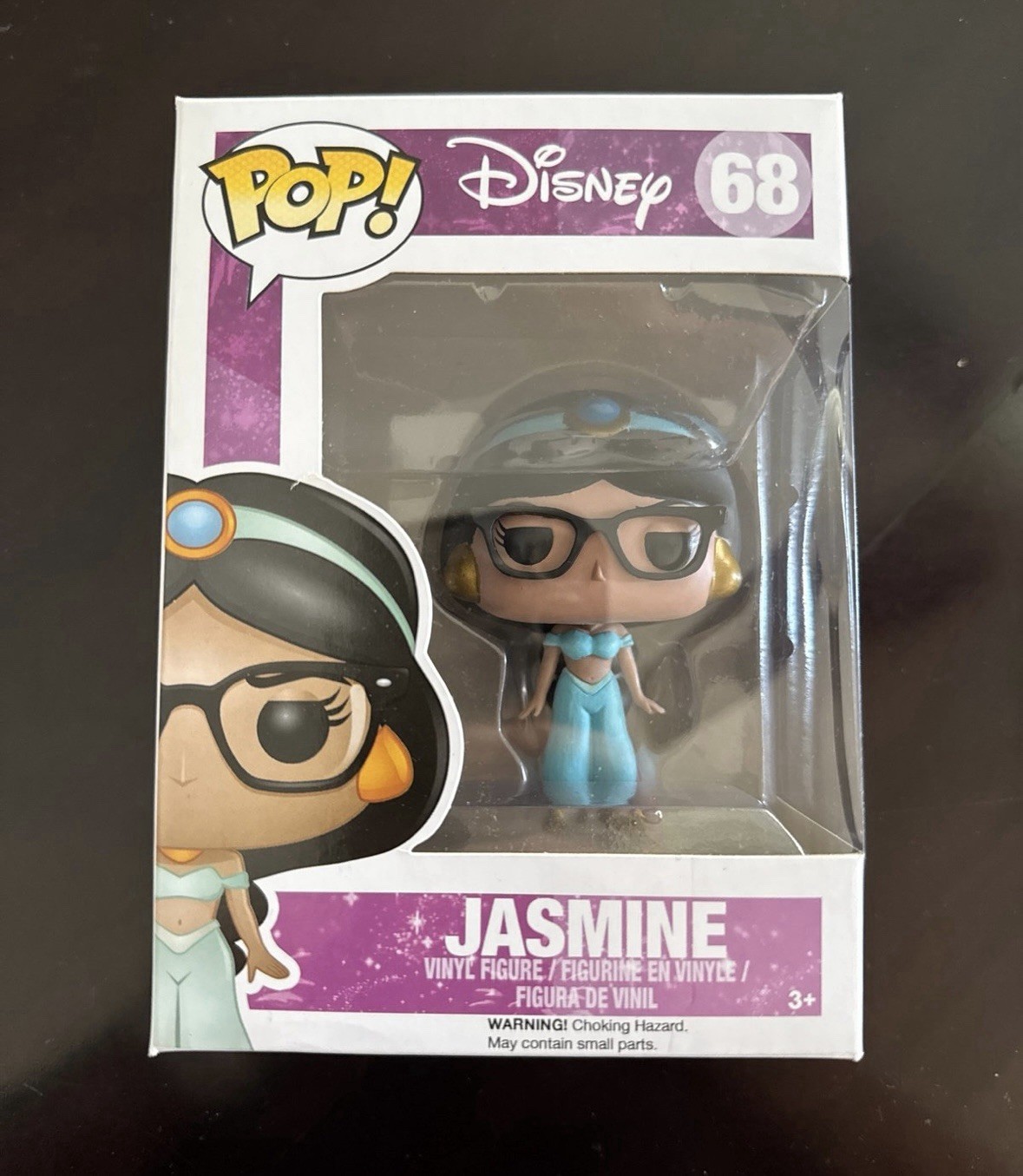 Disney Aladdin Hipster Jasmine With Glasses Funko Pop! 68 in