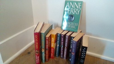 Anne Perry- Charlotte and Thomas Pitt- Lot of 10, Plus 1 Inspector Monk book, SC
