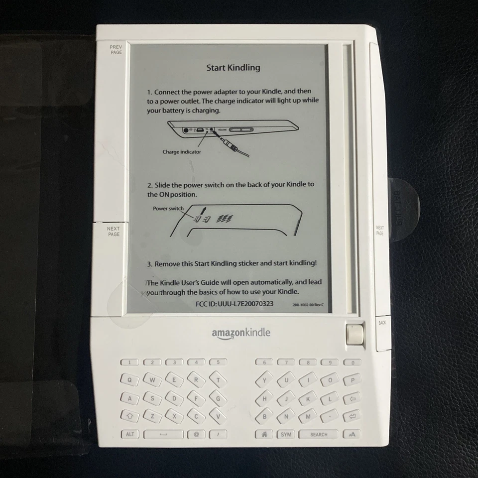 New Unused Original Amazon Kindle First Generation w/Pristine Screen. Works! - Image 3 of 4