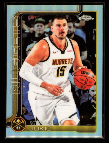 Nikola Jokic [Refractor] #25 2025 Topps Chrome card