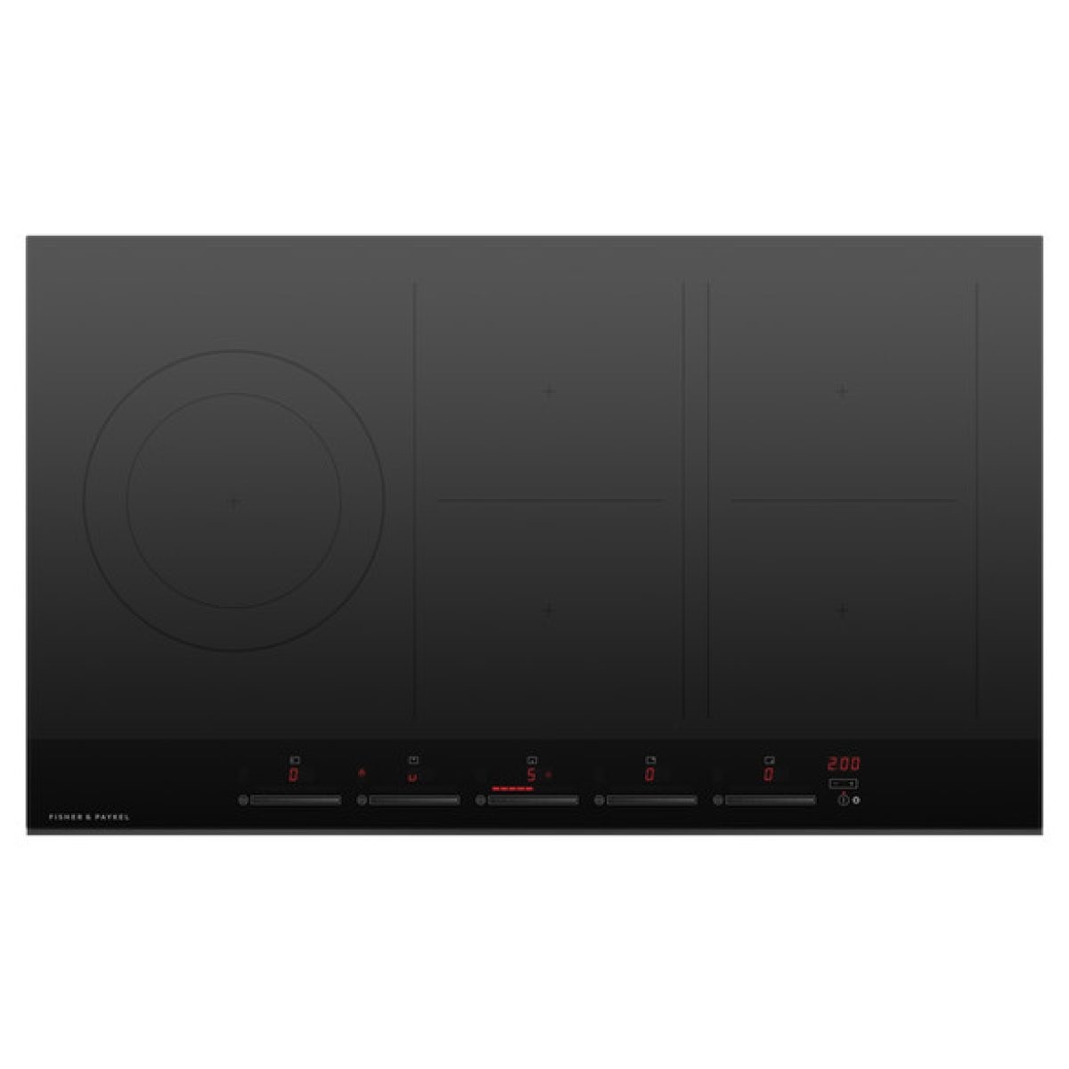 Hob Fisher & Paykel CI905DTB4 90cm Black 5 Zone Induction Hob