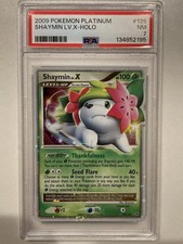 Pokemon Shaymin LV.X 126/127 PSA 7 NM Ultra Rare Holo Platinum Base Set on eBay