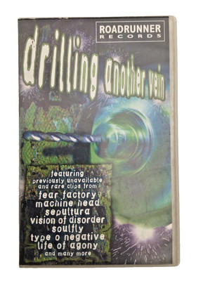 Videokassette VHS Drilling Another Vein Roadrunner Records