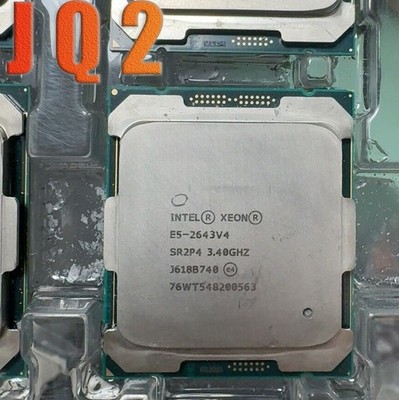 Intel Xeon E5-2643 V4 LGA2011-3 Server CPU Processor 12T 135W 3.4GHz 6-Core 20MB