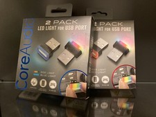 ✨4 NEW LED LIGHTS for USB PORTS Auto Home Boat Computer Blue/RGB Lighting Colors