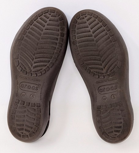 Crocs Malindi Ballerinas Slipper Slingback flache Schuhe braun Damen 5 - Bild 7 von 11